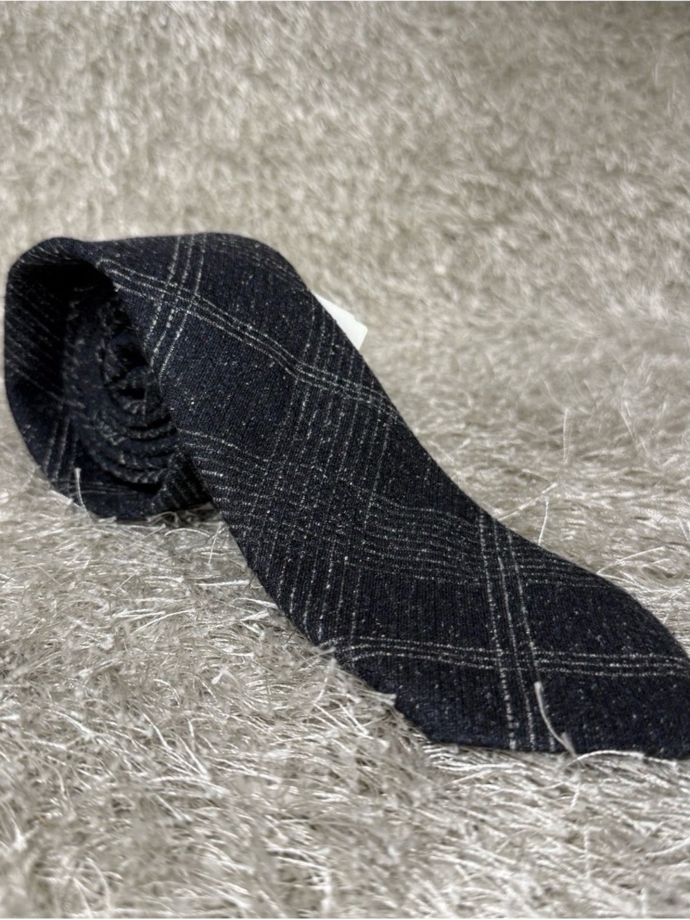 Ermenegildo Zegna Couture Mens Grey Tie NWT